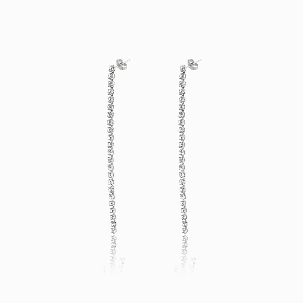 Brincos Brilhantes 100x2mm em Aço Inoxidável
