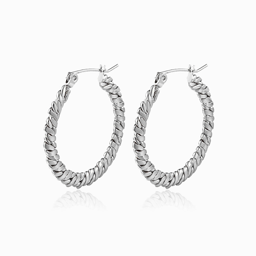 Brincos de Argola em Aço Inoxidável 30mm