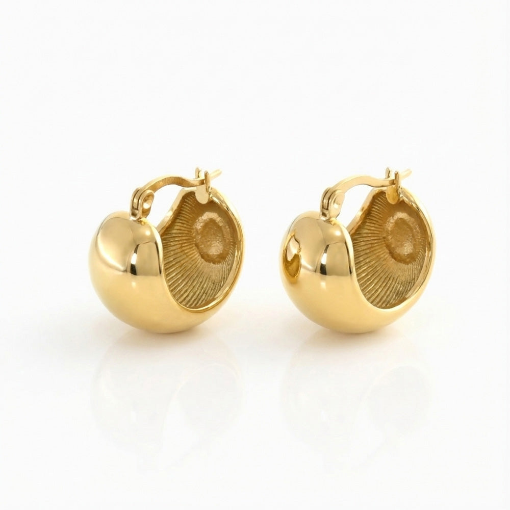 Brincos Fashion em Aço Inoxidável 20x19mm
