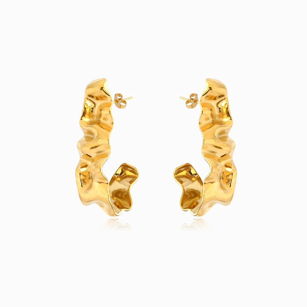 Brincos Geométricos 38x16mm em Aço Inoxidável