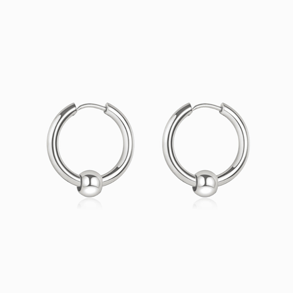 Brincos de Argola em Aço Inoxidável 2.5x10mm