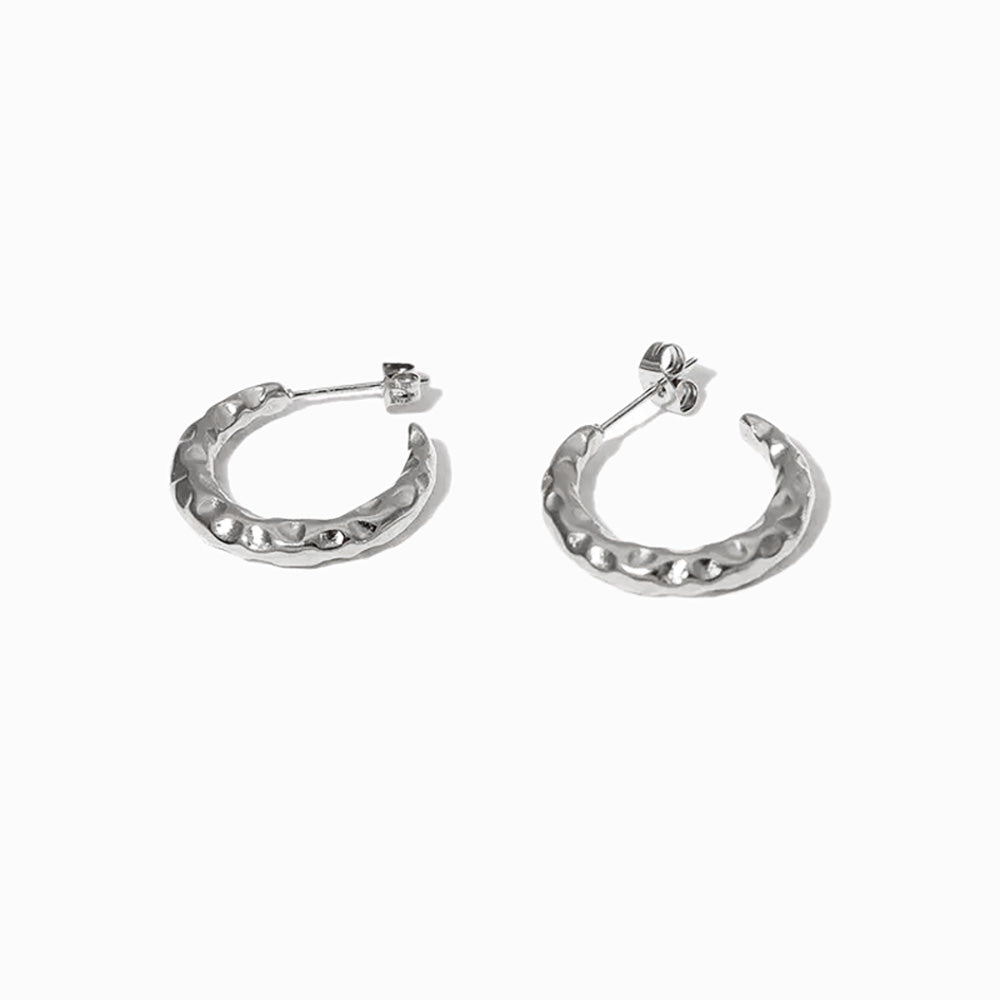 Brincos C em Aço Inoxidável 22x22mm