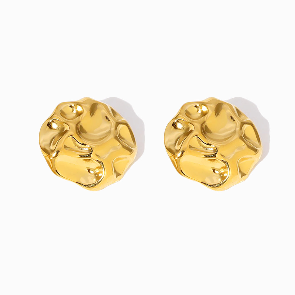 Brincos Geométricos em Aço Inoxidável 23mm