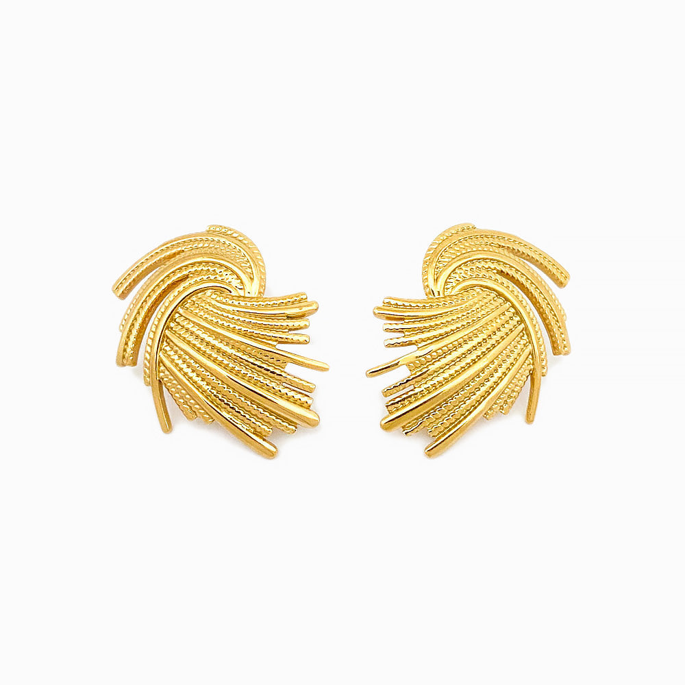 Brincos Fashion em Aço Inoxidável 27x23mm