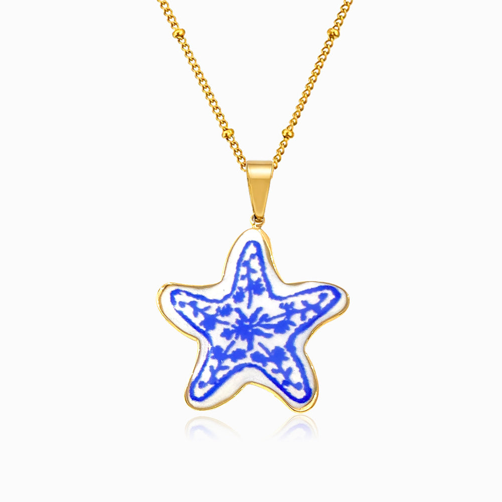 Colar Estrela do Mar em Aço Inoxidável