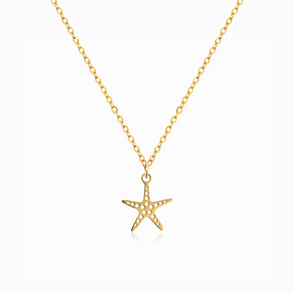 Colar Estrela do Mar em Aço Inoxidável