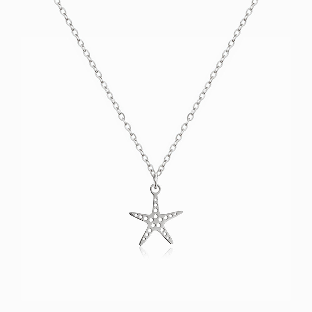 Colar Estrela do Mar em Aço Inoxidável