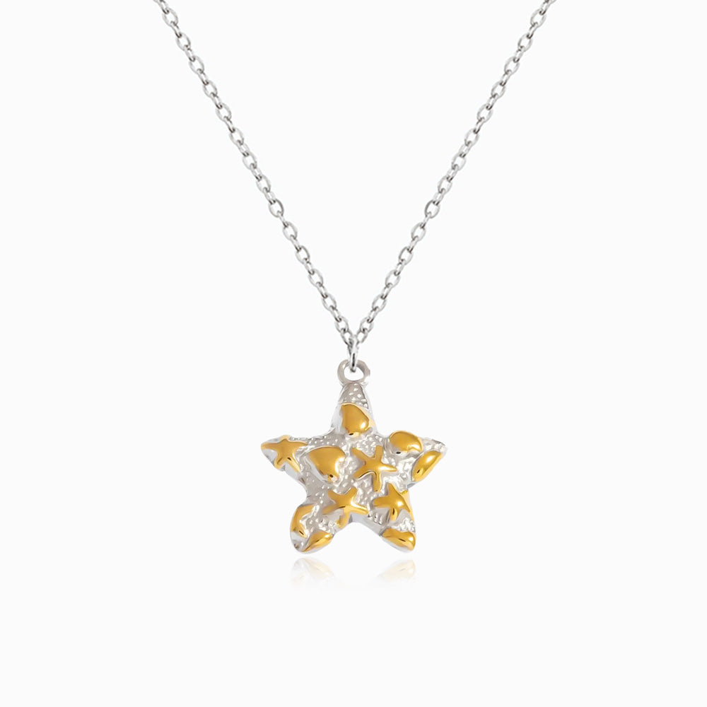 Colar Estrela do Mar em Aço Inoxidável