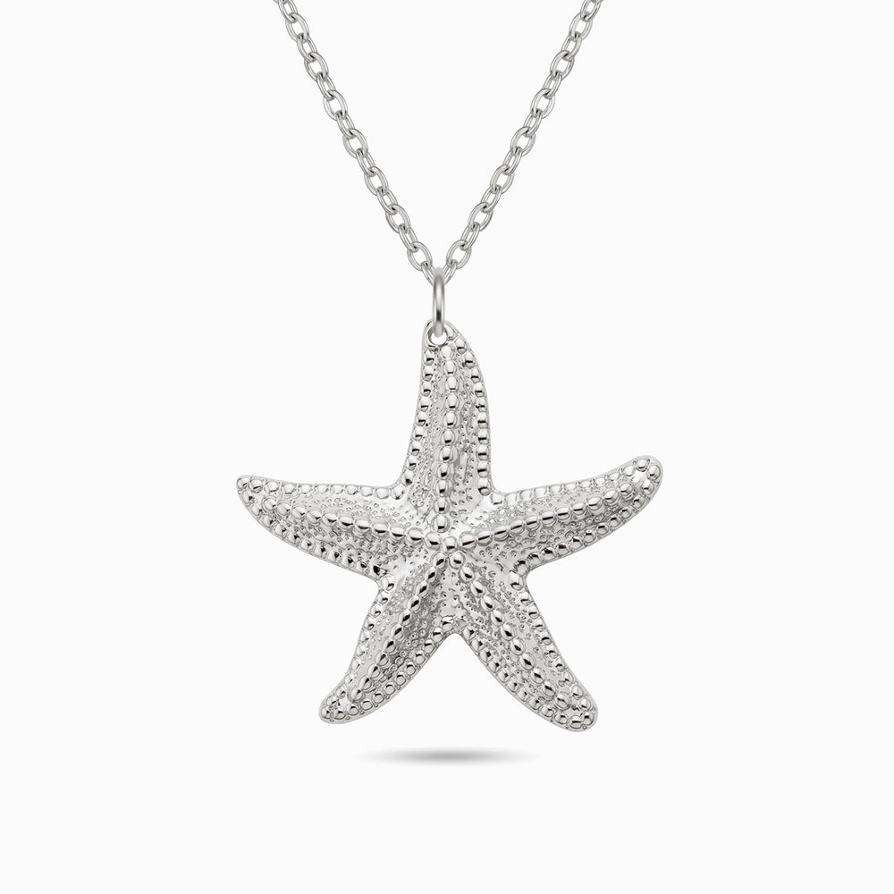 Colar Estrela do Mar em Aço Inoxidável