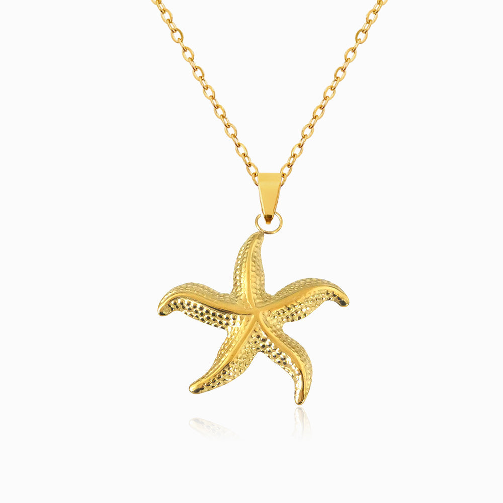 Colar Estrela do Mar em Aço Inoxidável