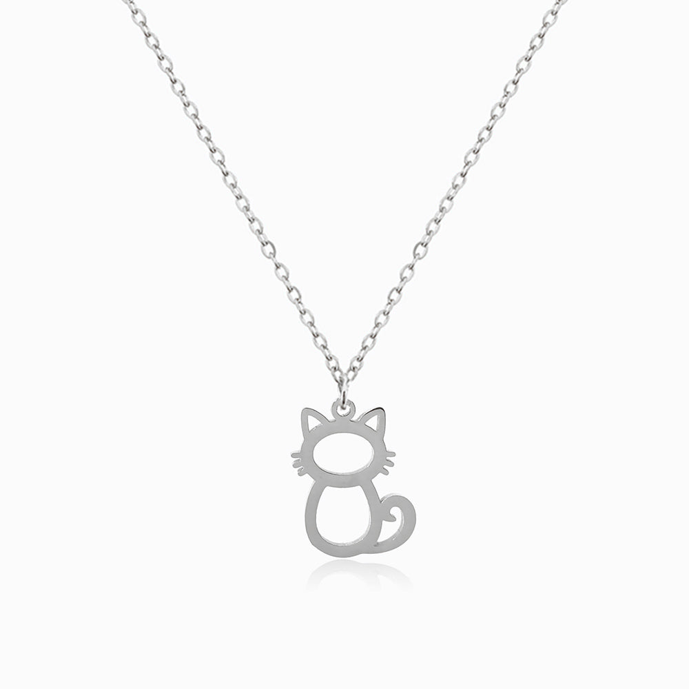 Colar Gato - Aço Inox
