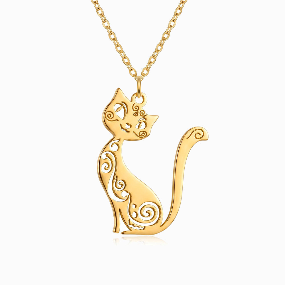 Colar de Gato em Aço Inoxidável