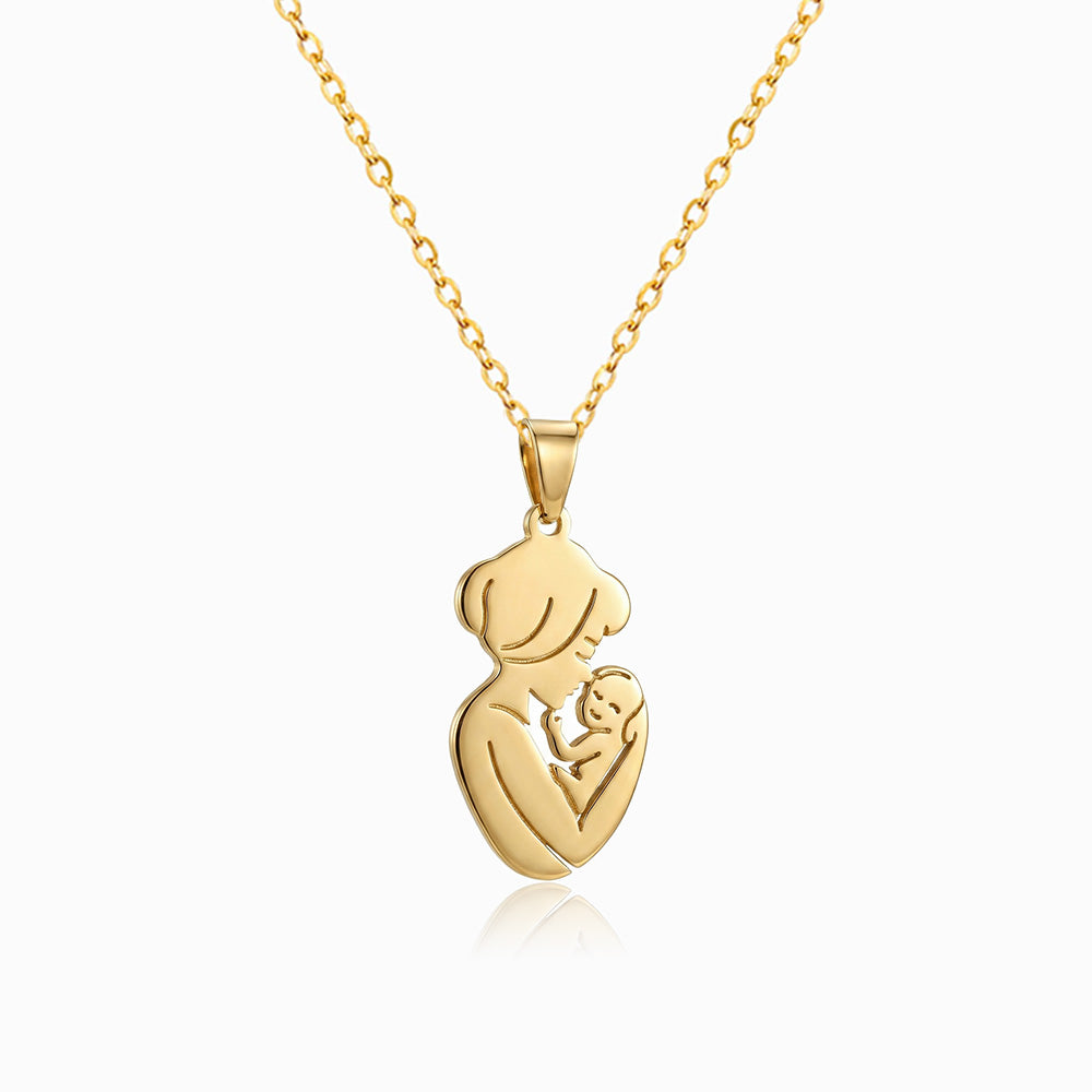 Colar Mãe e Filho Amor Eterno em Aço Inoxidável