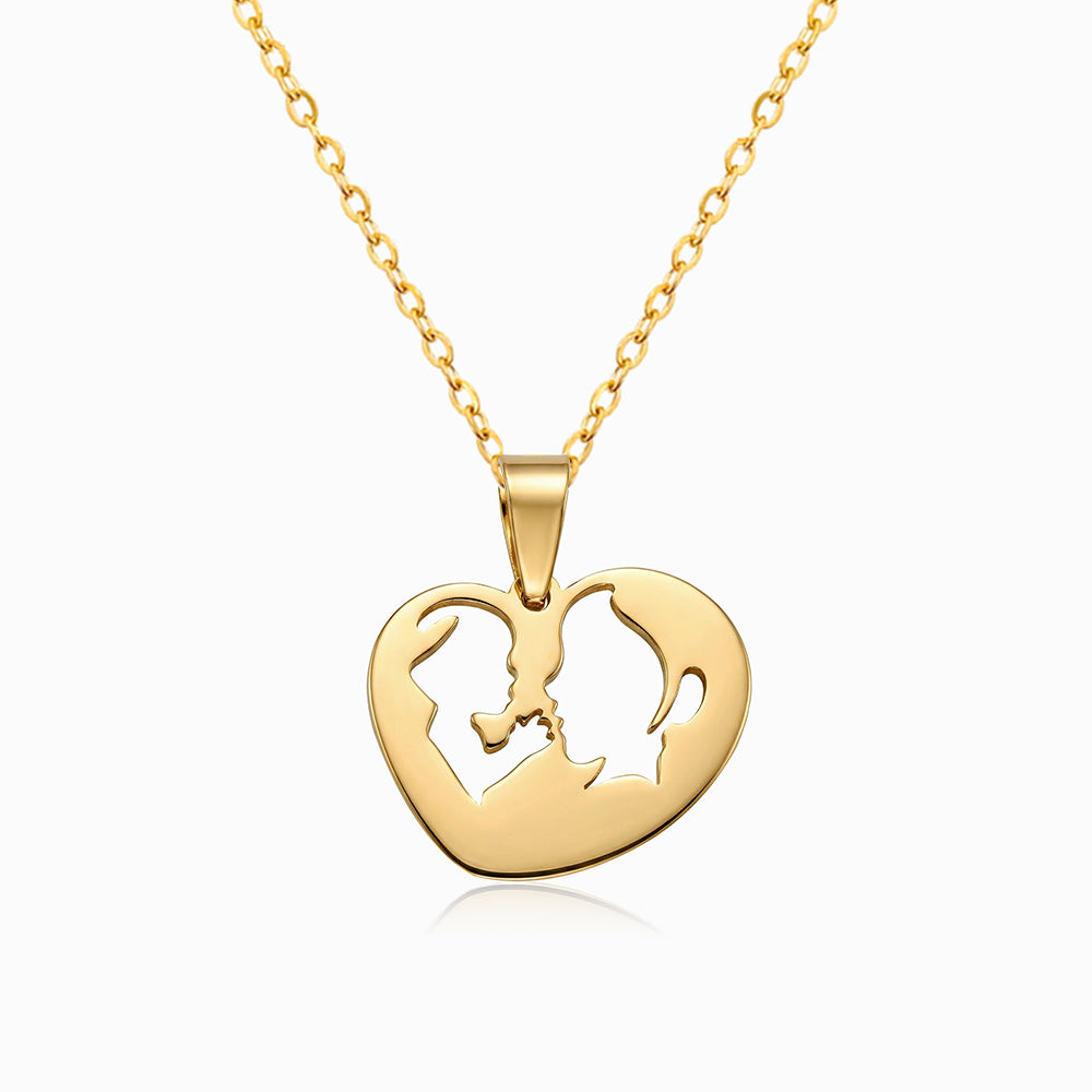 Colar Mãe e Filho Amor Eterno em Aço Inoxidável