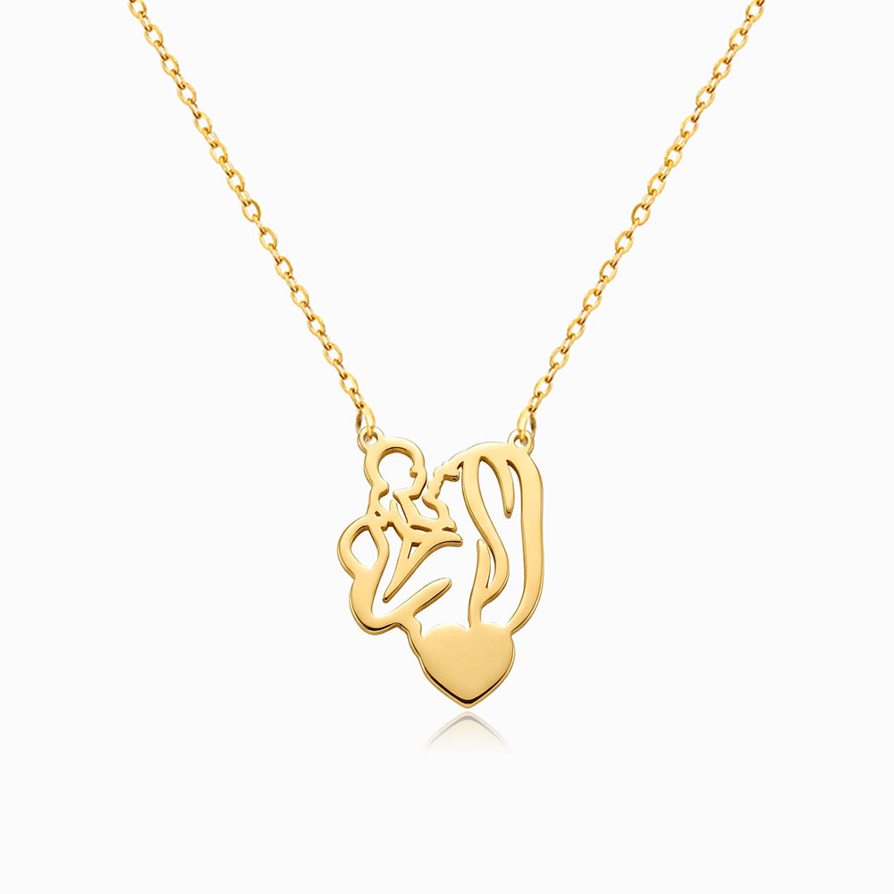 Colar Mãe e Filho Amor Eterno em Aço Inoxidável