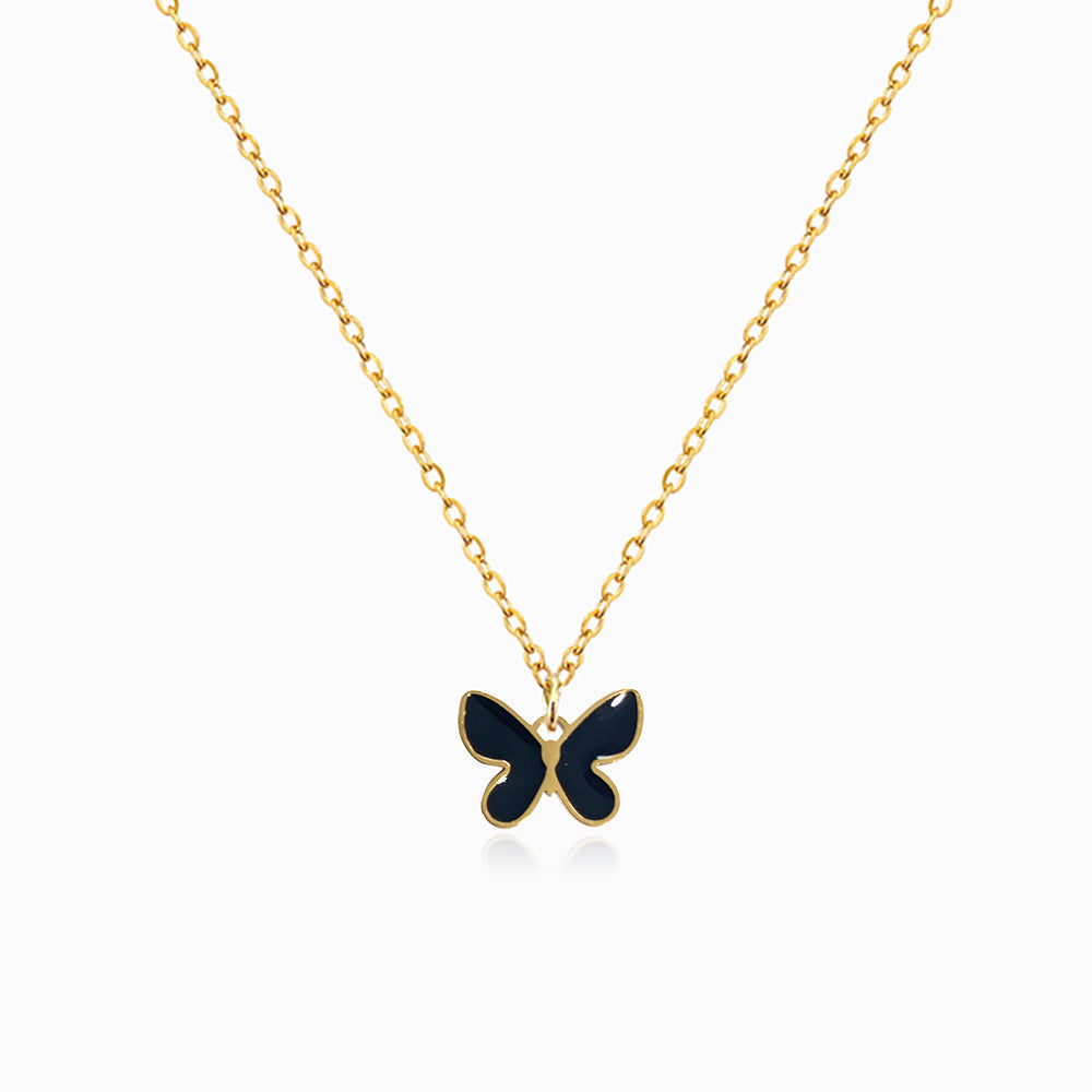 Colar Borboleta Minimalista em Aço Inoxidável