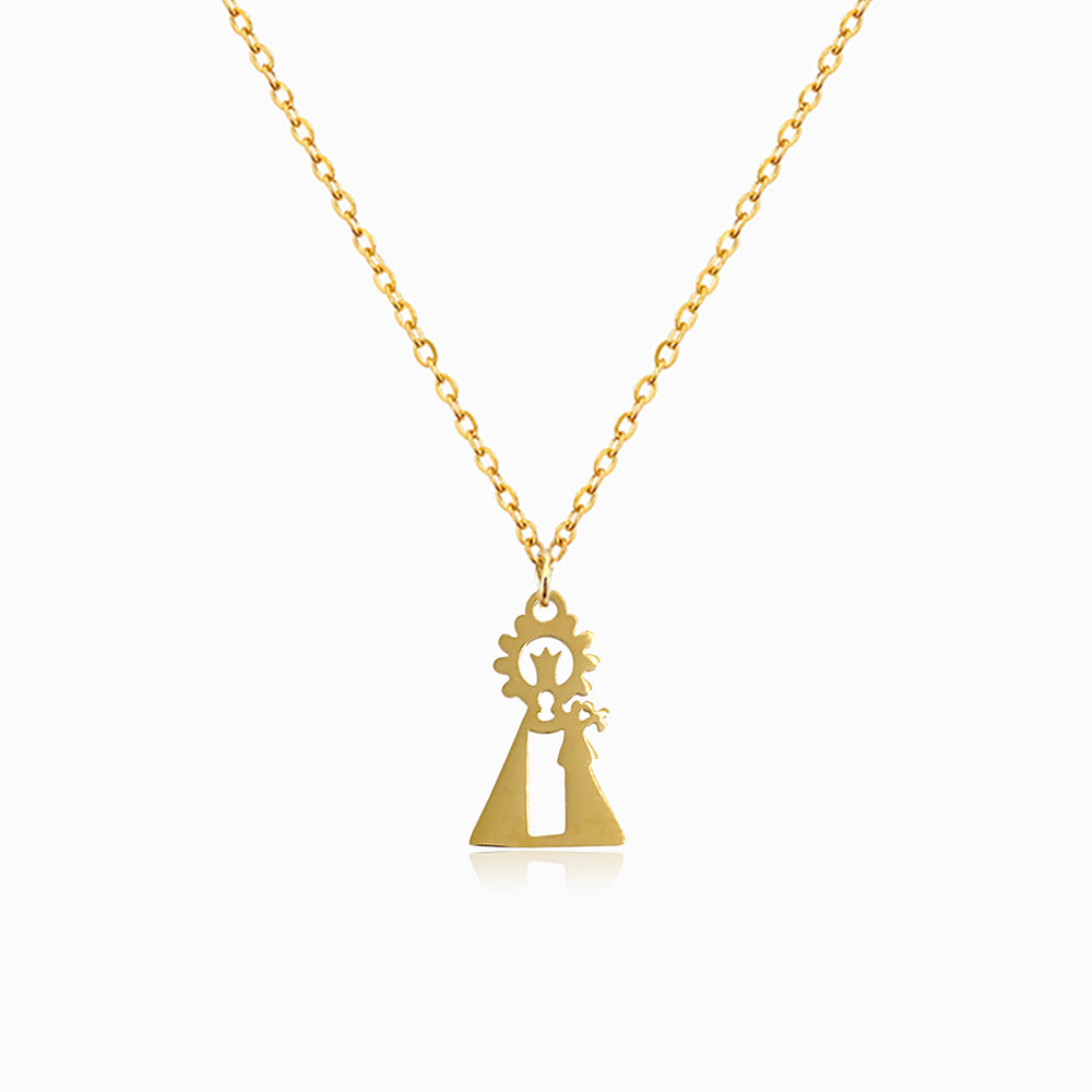 Colar Nossa Senhora em Aço Inoxidável