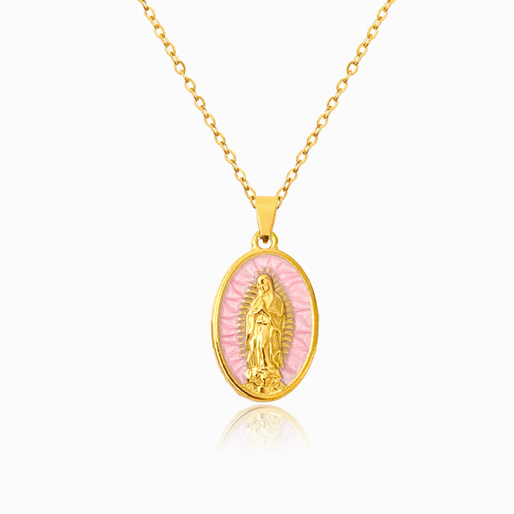 Colar Nossa Senhora em Aço Inoxidável