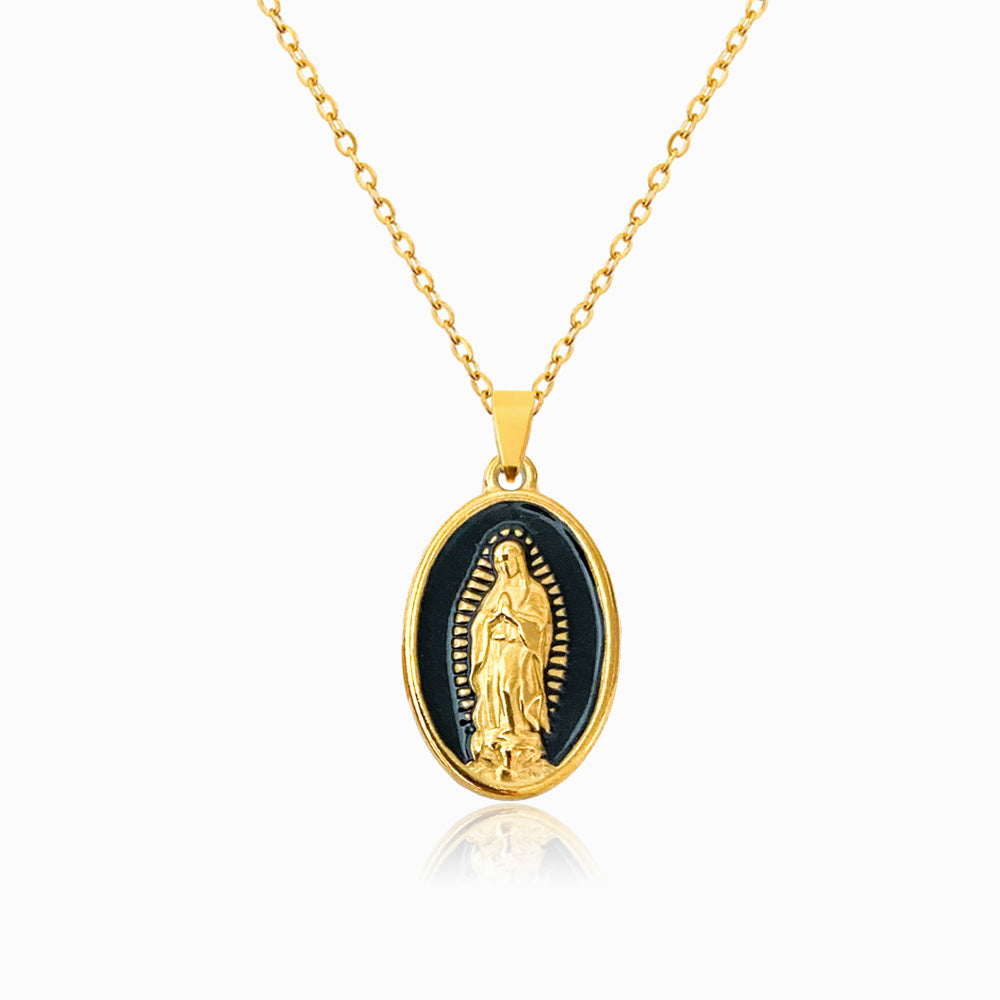 Colar Nossa Senhora em Aço Inoxidável