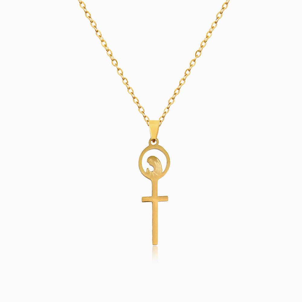Colar Nossa Senhora em Aço Inoxidável - Proteção