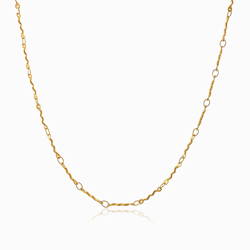 Colar Ondas em Aço Inoxidável - Minimalista