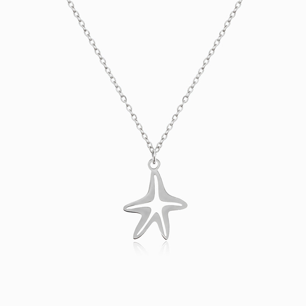 Colar Estrela do Mar Infantil em Aço Inoxidável