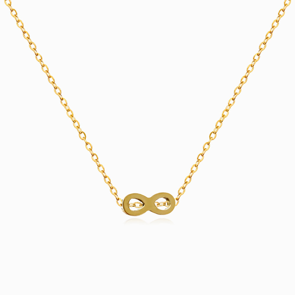 Colar Símbolo do Infinito Minimalista em Aço Inoxidável