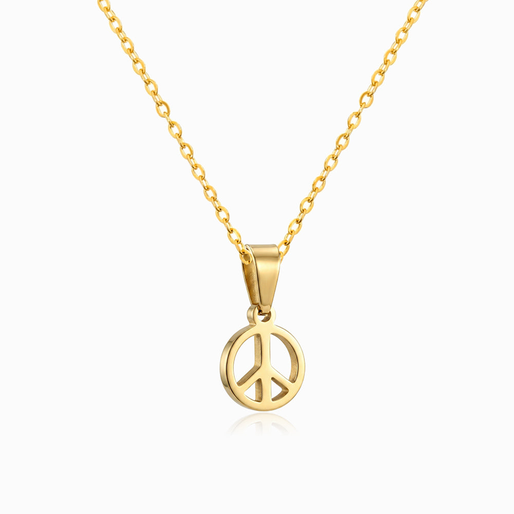Colar Símbolo da Paz em Aço Inoxidável