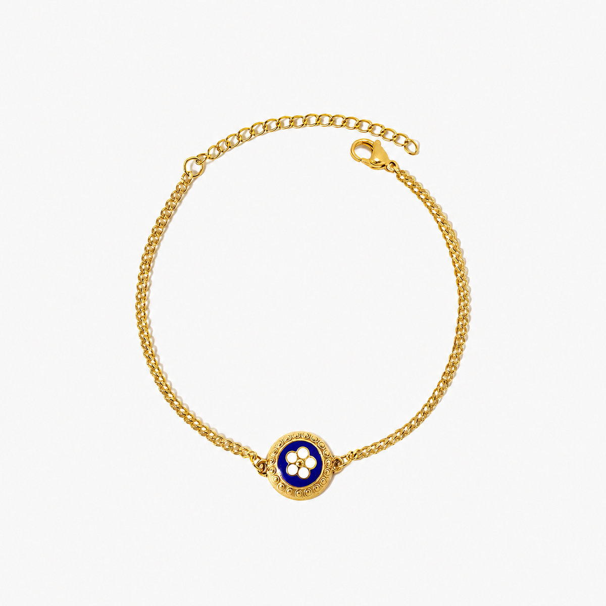 Pulseira Rosas Portuguesas Esmeralda
