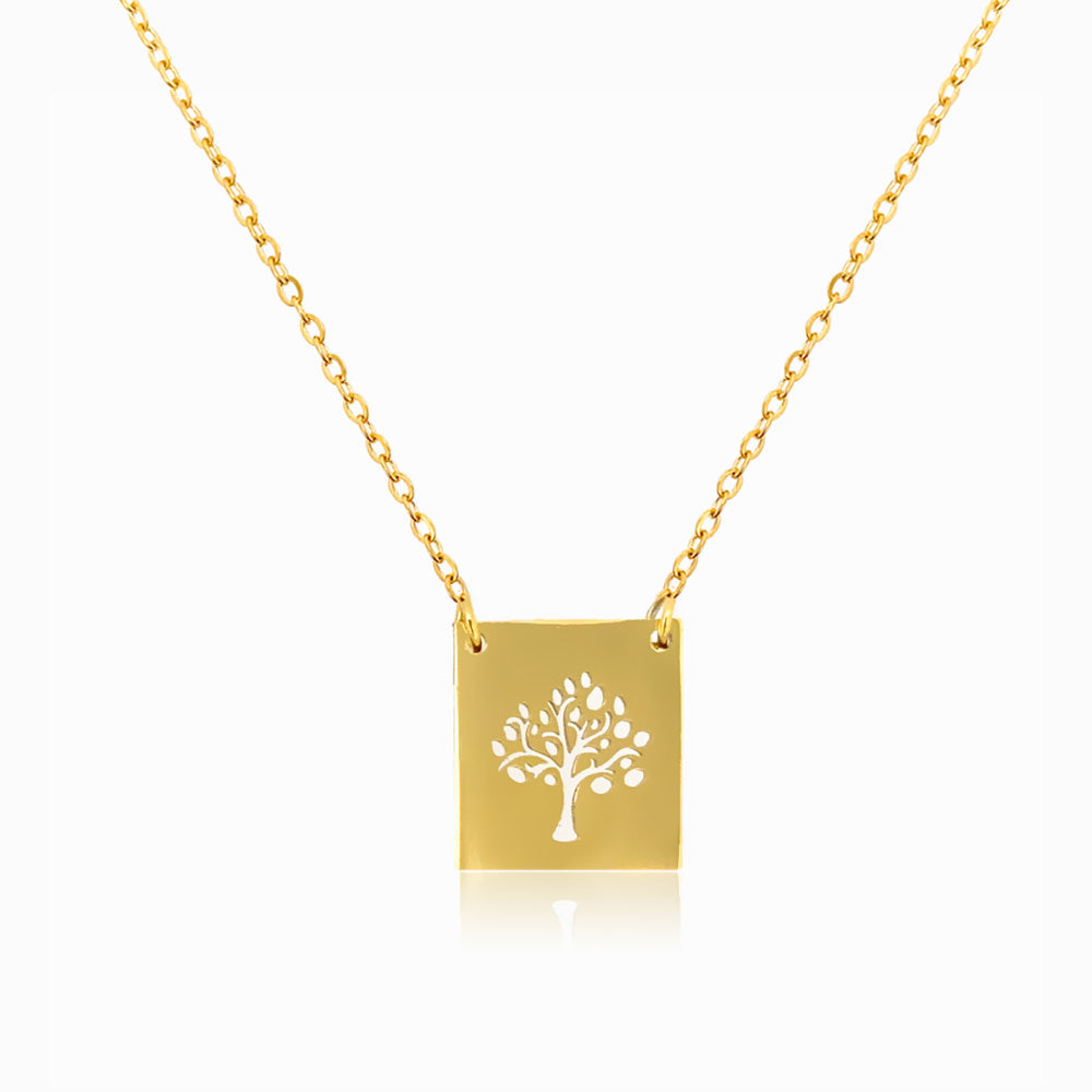 Colar Árvore da Vida em Aço Inoxidável