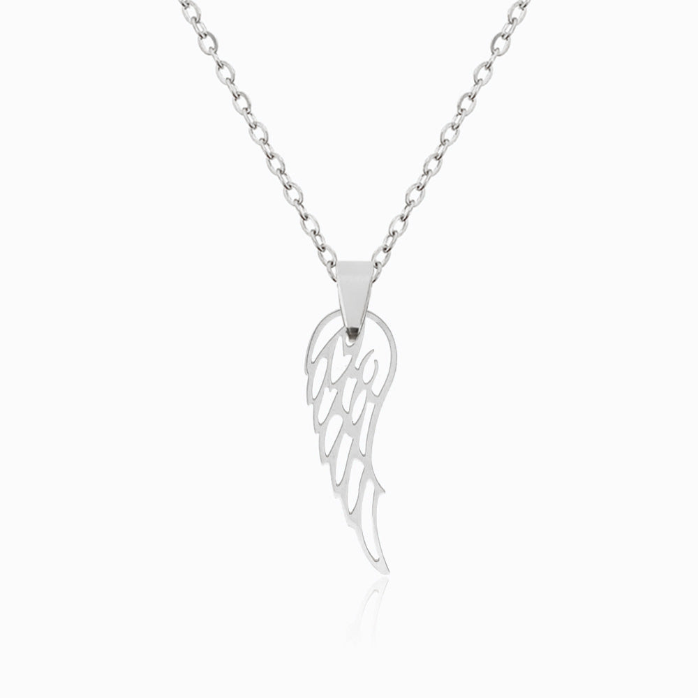 Colar Asa de Anjo em Aço Inoxidável