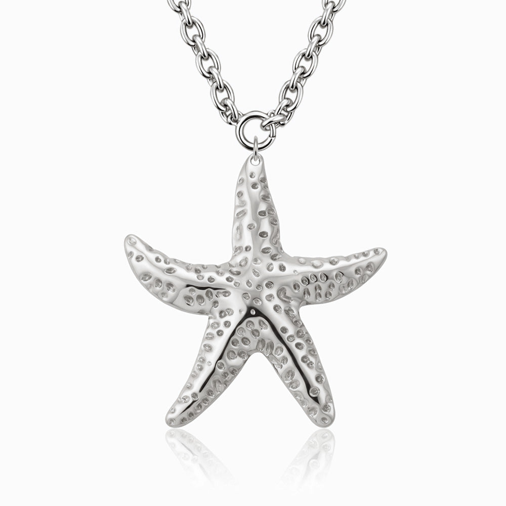 Colar Estrela do Mar em Aço Inoxidável