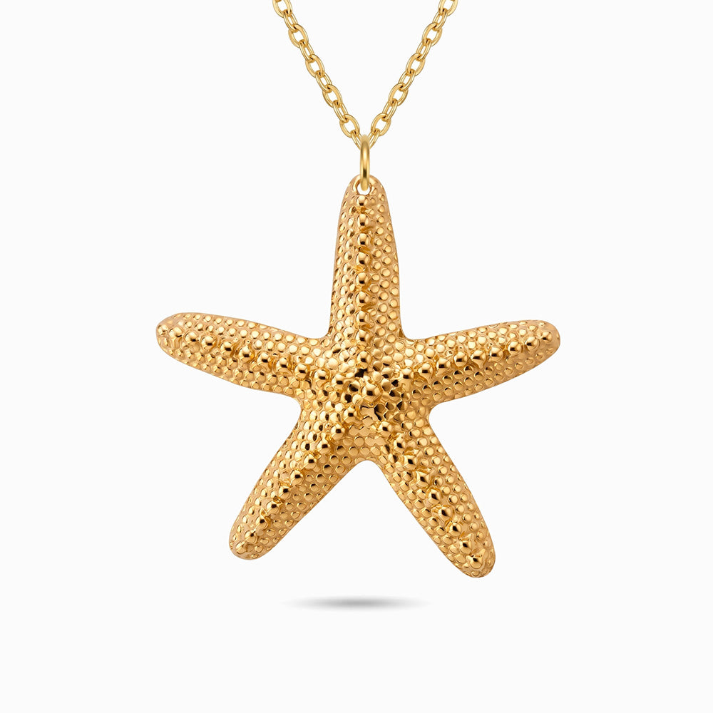 Colar Estrela do Mar em Aço Inoxidável