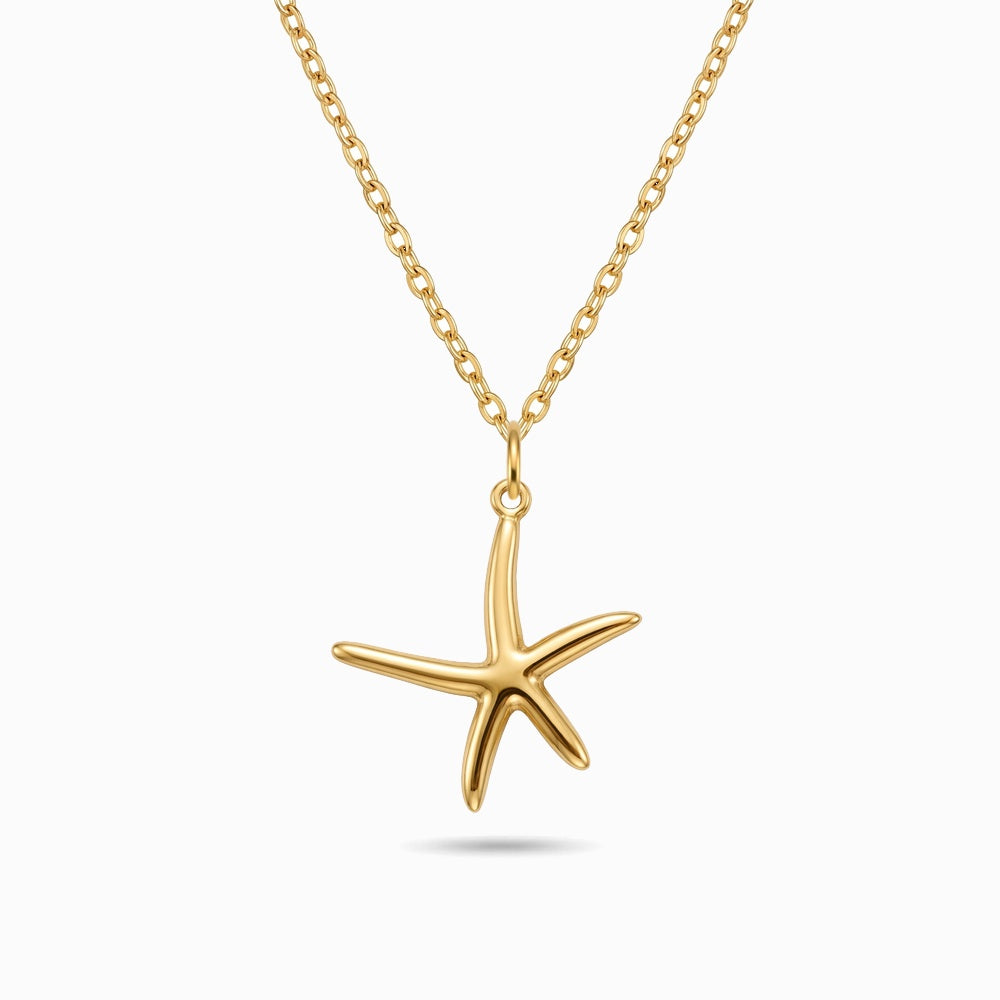 Colar Estrela do Mar em Aço Inoxidável