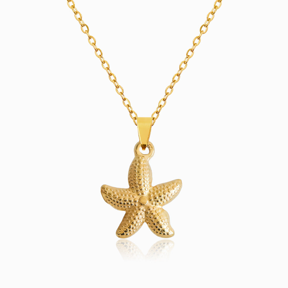 Colar Estrela do Mar em Aço Inoxidável