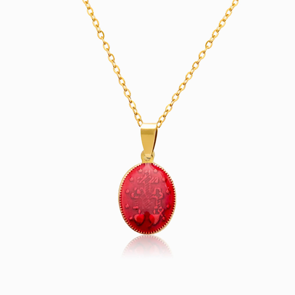 Colar Nossa Senhora em Aço Inoxidável
