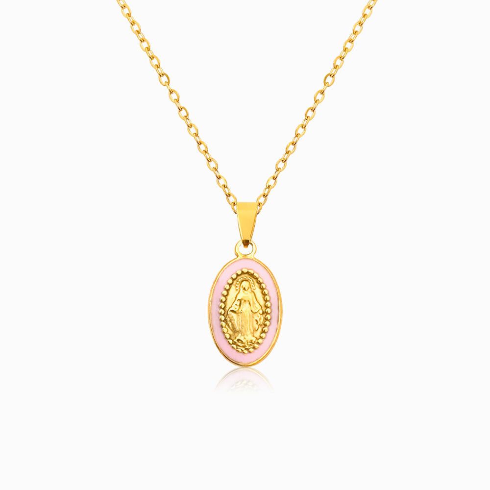 Colar Nossa Senhora em Aço Inoxidável