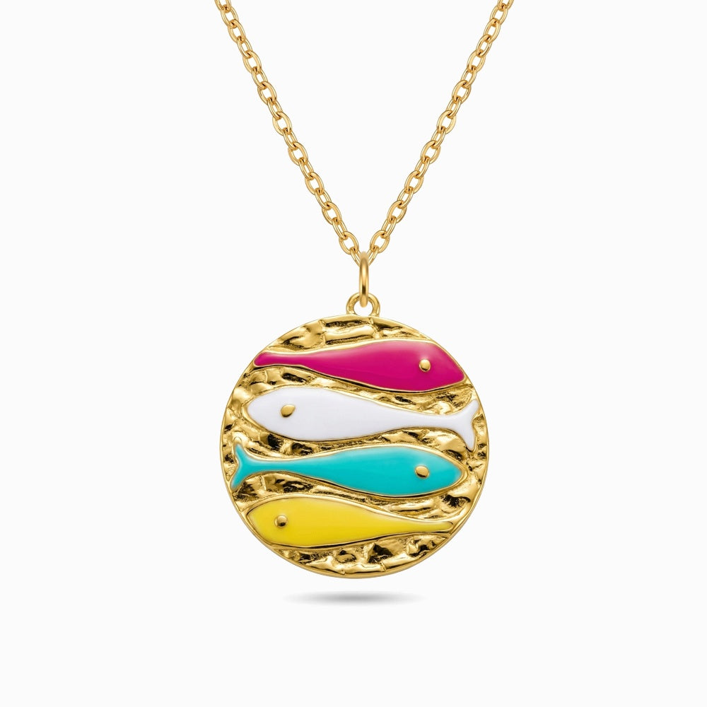 Colar Sardina Original em Aço Inoxidável