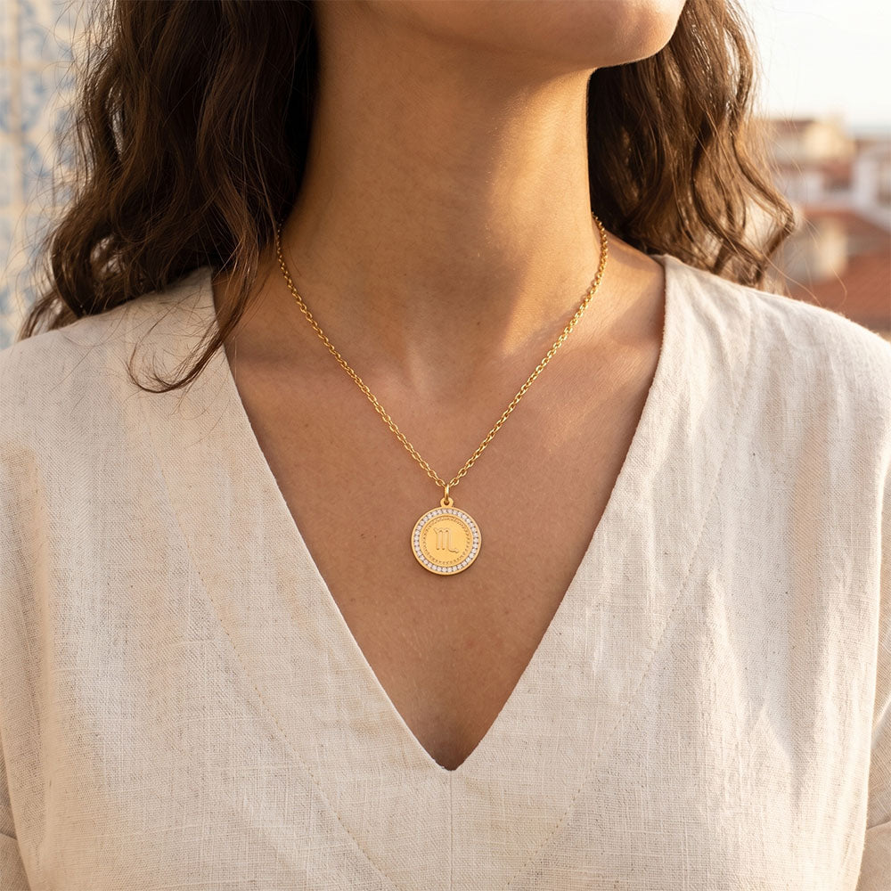 Colar com Signo em Aço Inoxidável