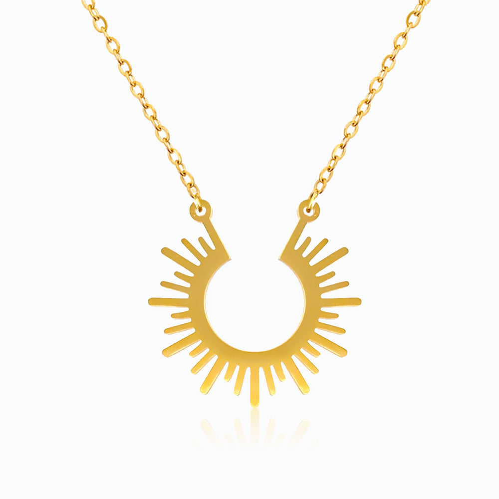 Colar Sol em Aço Inoxidável
