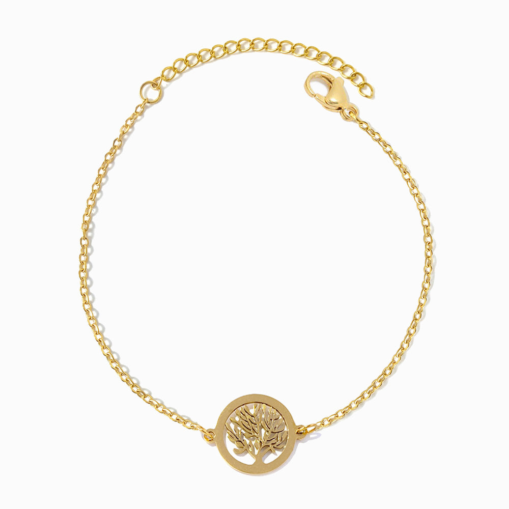 Pulseira Árvore da Vida em Aço Inoxidável