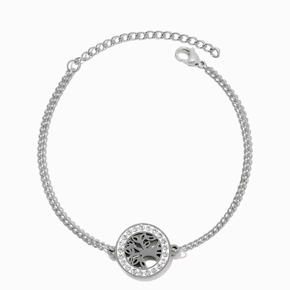 Pulseira Árvore da Vida em Aço Inoxidável