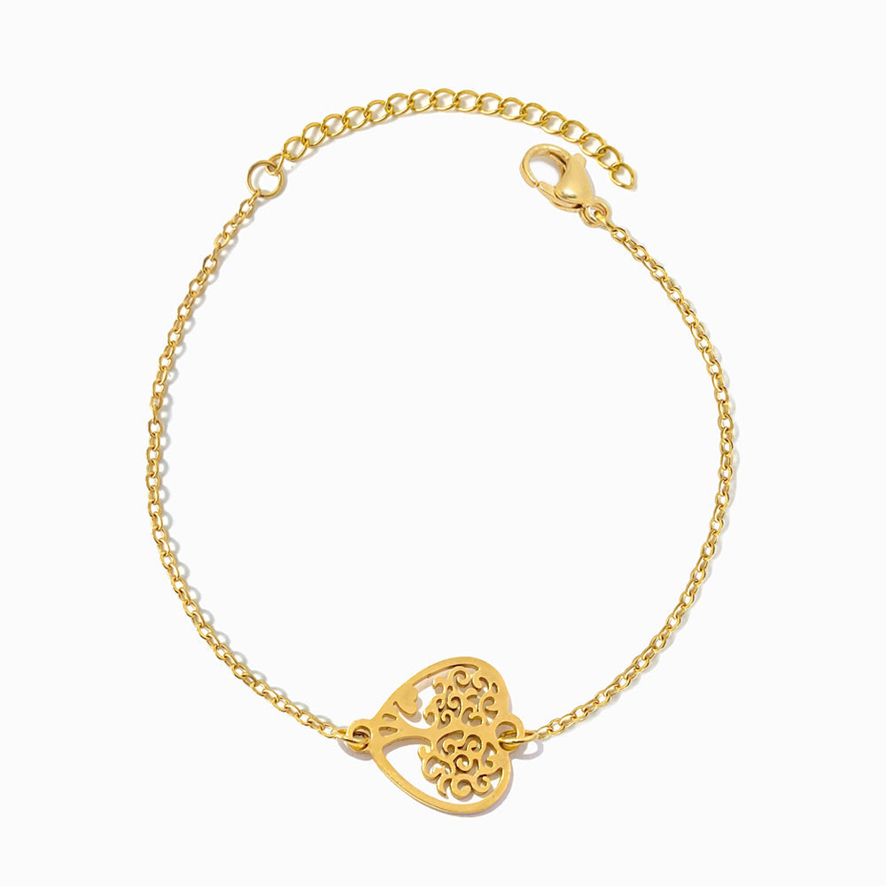 Pulseira Árvore da Vida em Aço Inoxidável