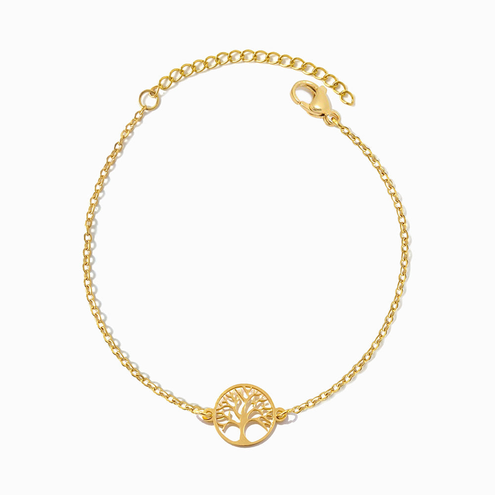 Pulseira Árvore da Vida em Aço Inoxidável
