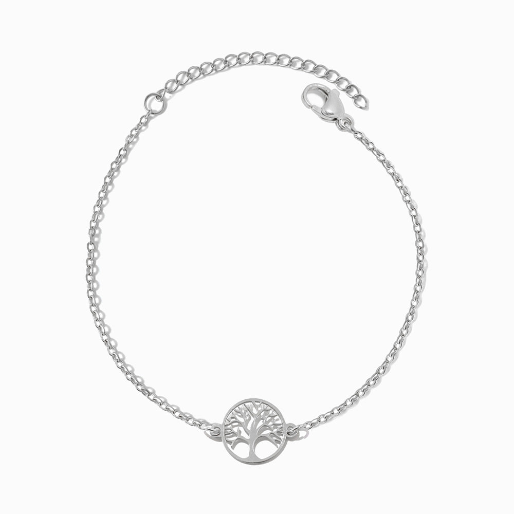 Pulseira Árvore da Vida em Aço Inoxidável