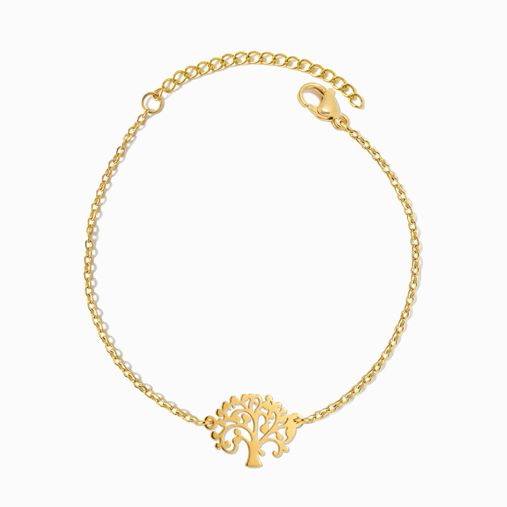 Pulseira Árvore da Vida em Aço Inoxidável