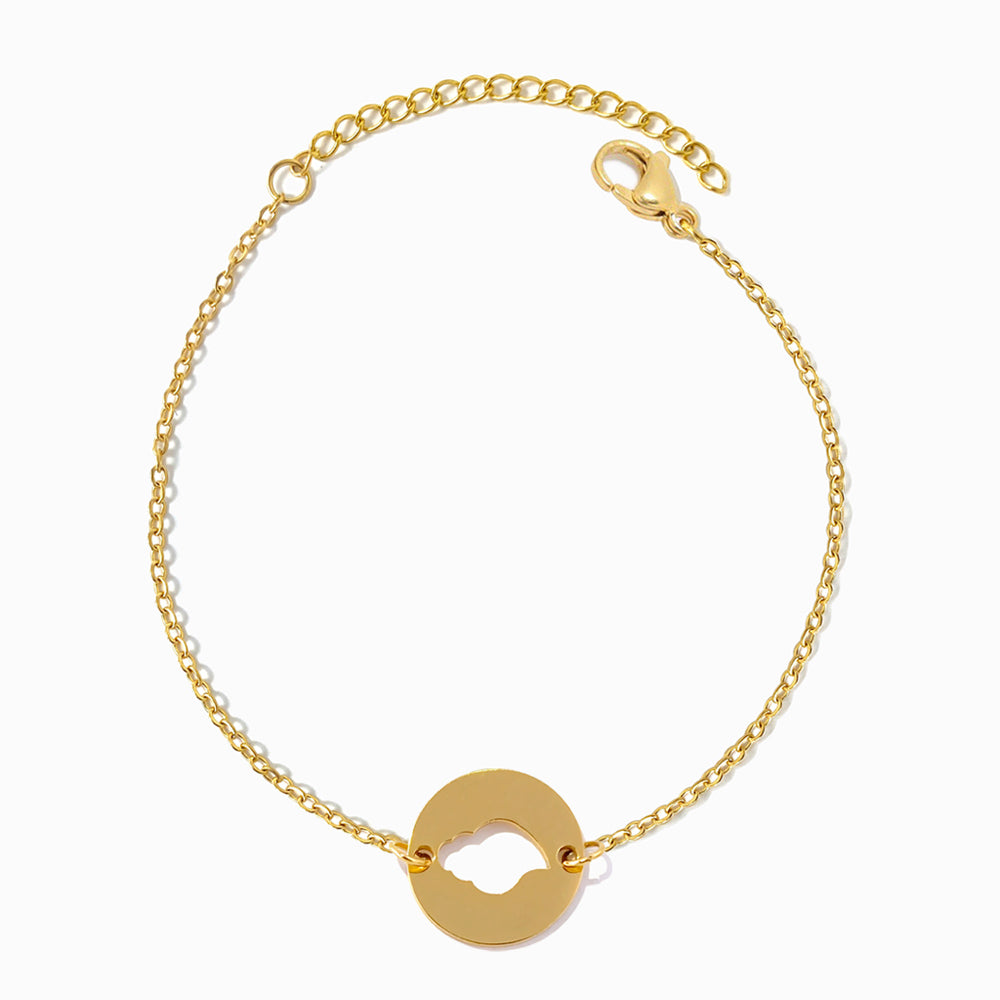 Pulseira Coração de Viana em Aço Inoxidável