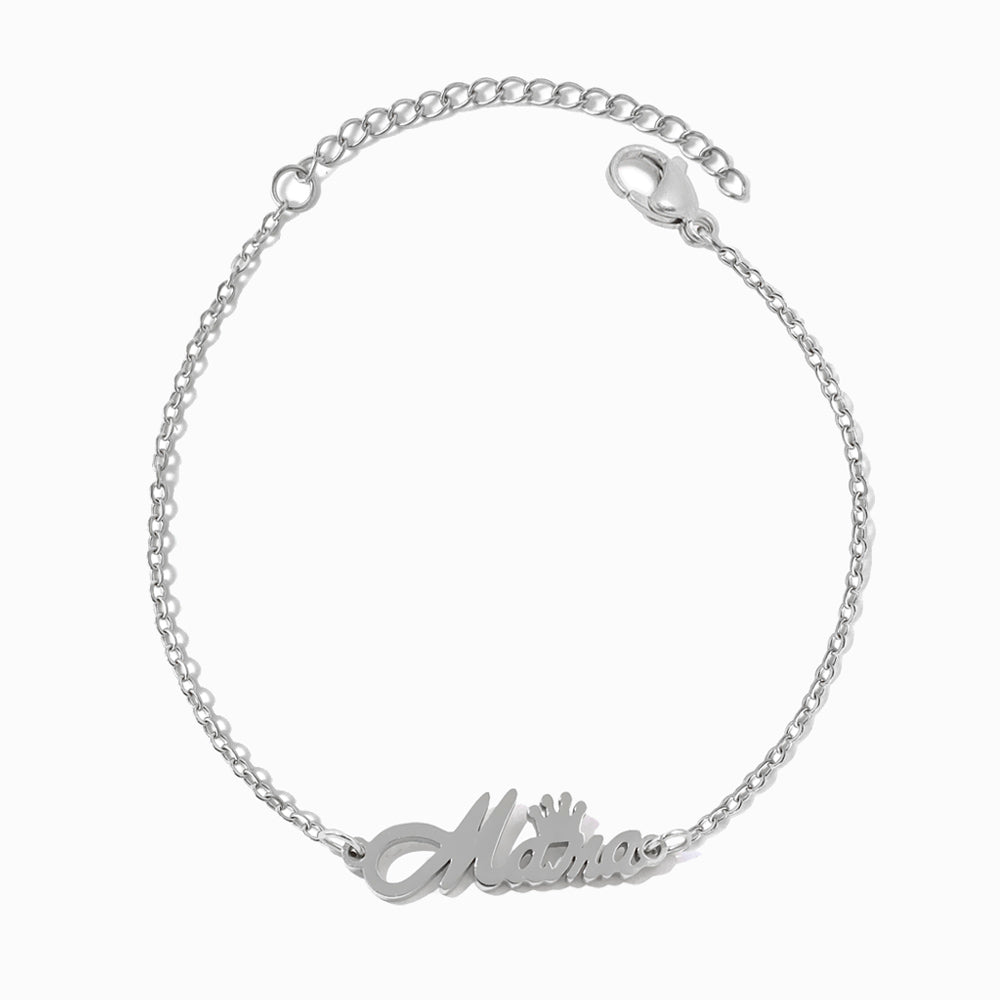 Pulseira Mama em Aço Inoxidável