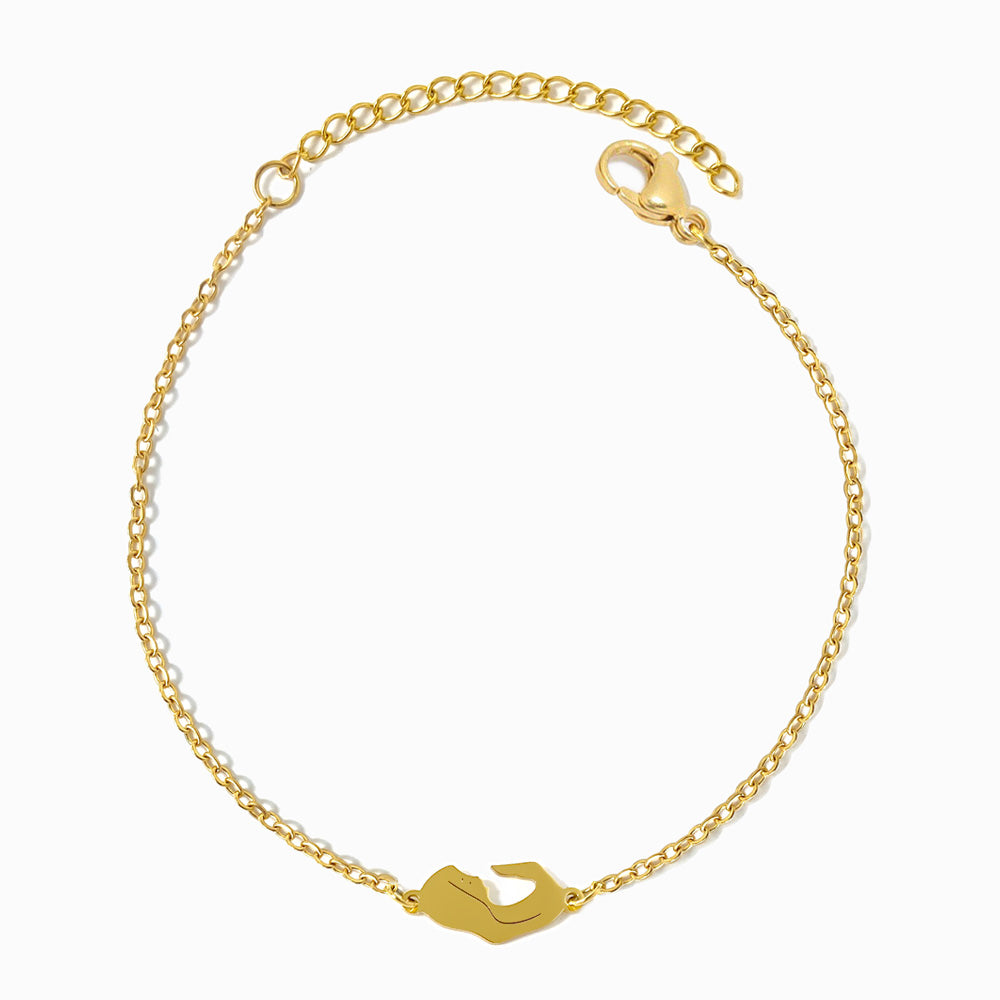 Pulseira Nossa Senhora em Aço Inoxidável
