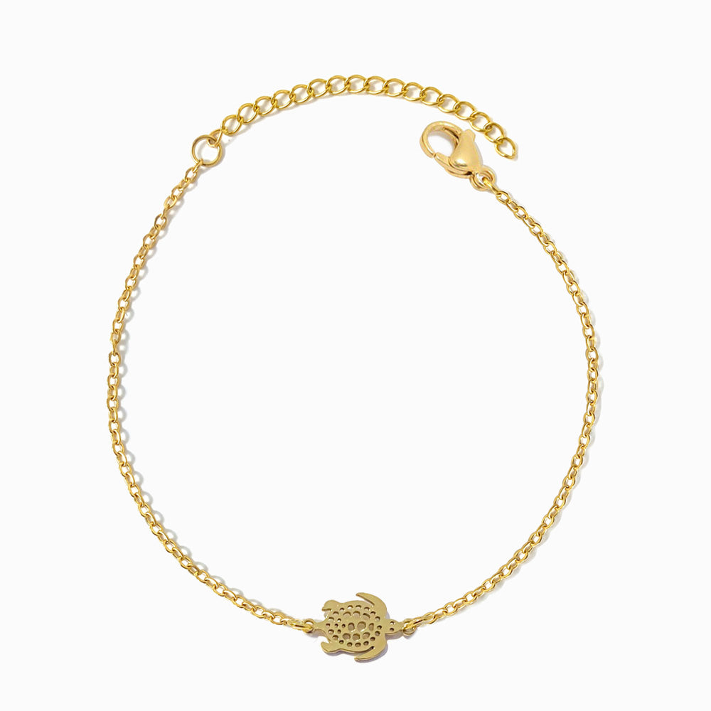 Pulseira Tartaruga em Aço Inoxidável